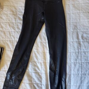 Lululemon Athletica Glossy Black Leggings